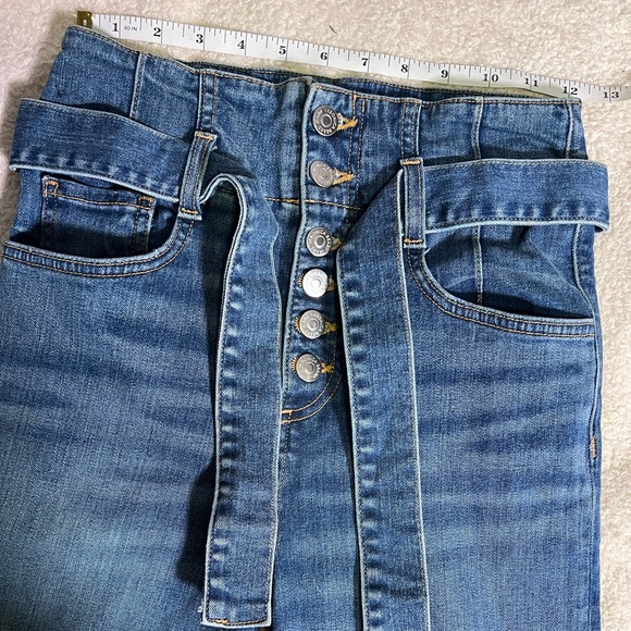 Veronica Beard Rosanna Corset Wide Leg Jeans 25/0 - Picture 10 of 16